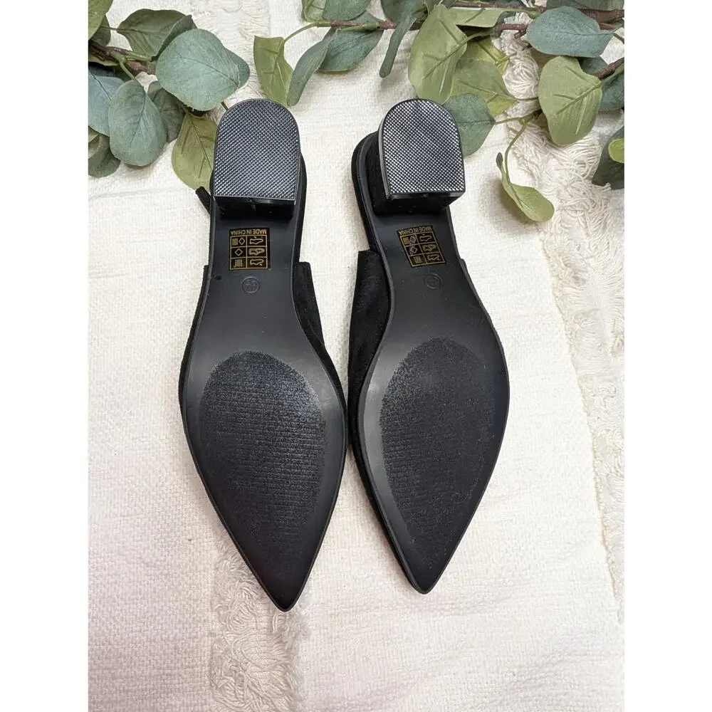 Nordstrom Journee Collection Sylvia Slingback Pump in Black - Picture 7 of 7